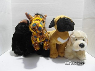 4 Webkinz Pets NO CODE Lot 1