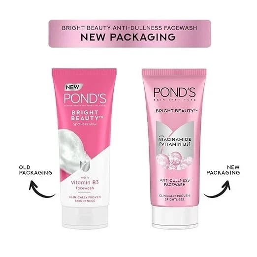 Jabón facial POND'S Bright Beauty 50 g aspecto impecable y piel limpia uso diario Foto 2 de 4