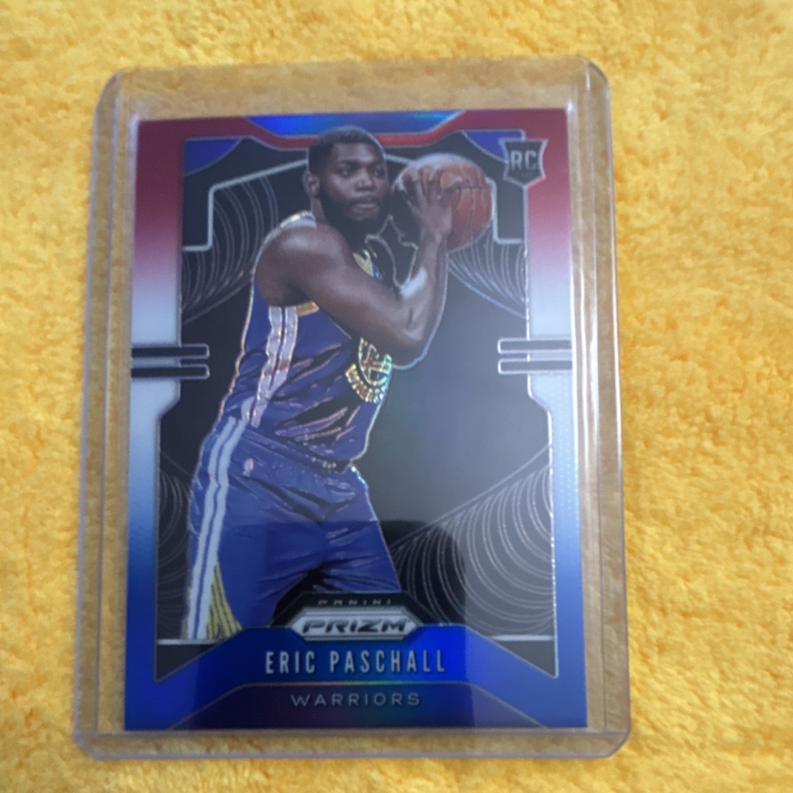 Panini 2019-20 Red White & Blue Prizm Eric Paschall Rookie #279 Golden State