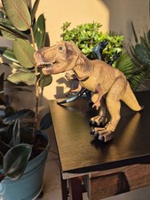Large Interactive Dinosaur Toy Lot T Rex  Velociraptor Sound Light 18  