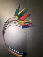 Test Hook Clips Hook Clamp Kit 5 Colors Cables Logic Analyzer Probe Test