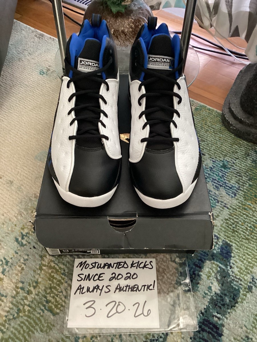 Size 13 - Air Jordan Jumpman Team 2 White Black Royal for sale