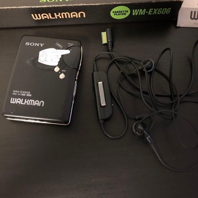 SONY Walkman WM-EX606 Portable Stereo Cassette Player Operation