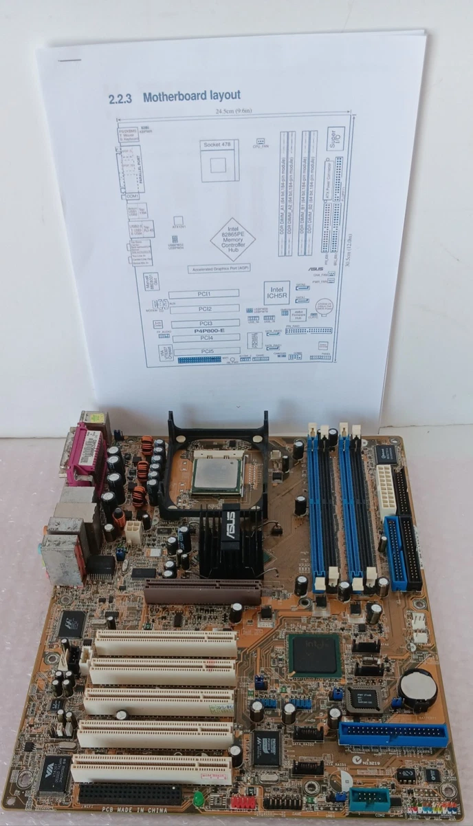 asus p4p800 motherboard products for sale | eBay