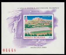Romania Block 162 **, Olympics Summer 1980, MNH