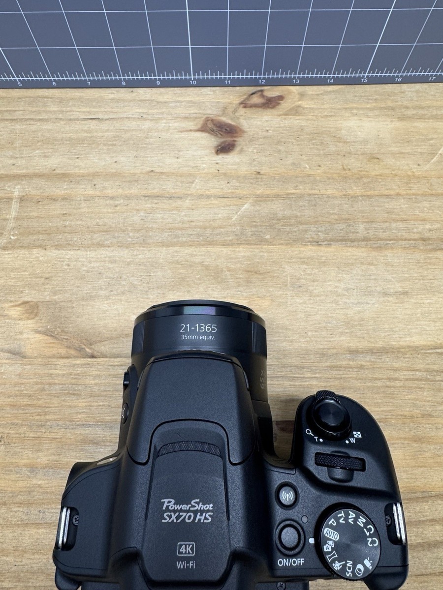 Excellent* Canon PowerShot SX70 HS 20.3MP 65x Zoom Wi-Fi 4K RAW