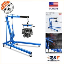 Efficient 2 Ton Hydraulic Engine Lift With 6 Locking Wheels - Versatile Use Efficient 2 Ton Hydraulic Engine Lift With 6 Locking Wheels - Versatile Use