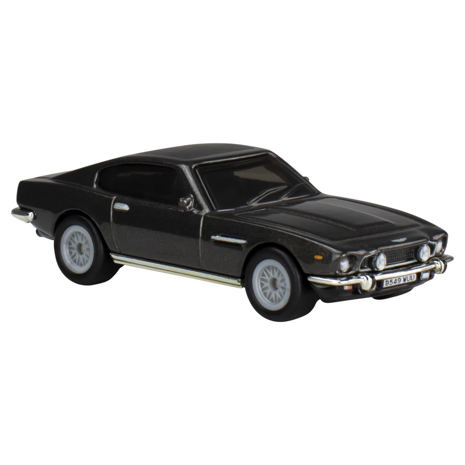 007 JAMES BOND Modello auto ASTON MARTIN V8 1:64 6cm Hot Wheels HVJ36 - Imagen 2 de 4