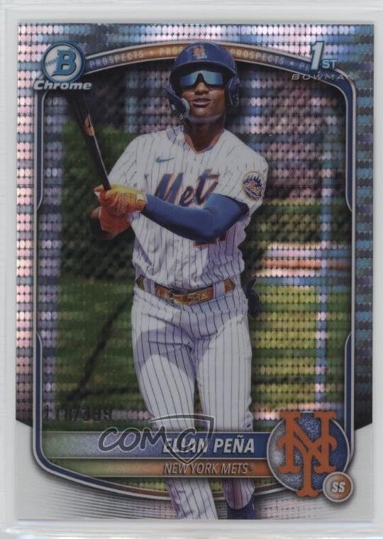 2025 Bowman Chrome Prospects Pulsar Refractor /399 Elian Pena Peña #BCP-155 4d5
