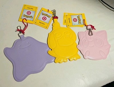 Pokémon X Target Bag Charm Set Psyduck Jigglypuff Ditto   