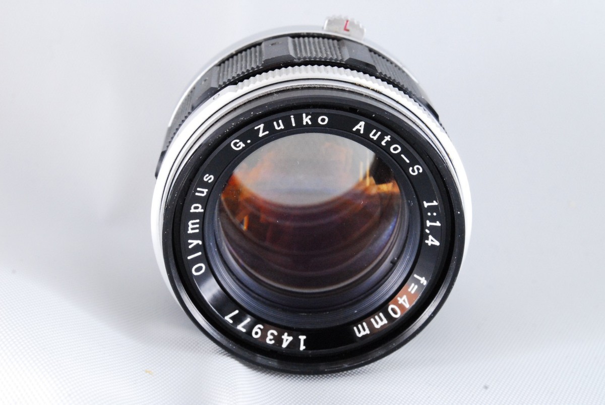 【美品】オリンパス Oympus G.zuiko Auto-s 40mm 1.4 Exc+5】 Olympus G.ZUIKO AUTO-S 40mm f/1.4 for PEN FT / FV / F From