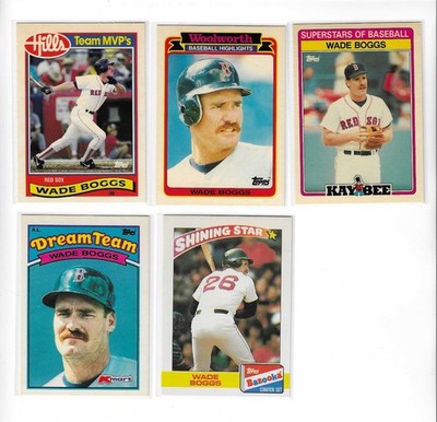 WADE BOGGS Special Cards FLEER TOPPS SCORE PANINI ODDBALLS U-Pick RED SOX
