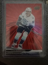 2024-25 Upper Deck Extended Series Outburst Red /25 #608 Andre Burakovsky Kraken