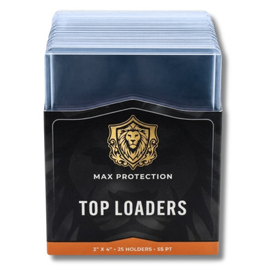 500 Max Protection 55pt Clear Thick Trading Card Toploaders Holders Protectors