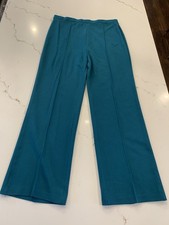 Vintage Stretch Pants Women s Size 18 Turquoise Blue Green 1990 s