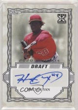 2020 Leaf Ultimate Draft Hector Yan #BA-HY1 Auto 3b3