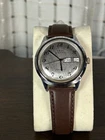 Vintage Timex  Automatic Water Resistant Men’s Watch RUNS! Silver Tone New Band