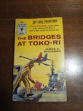 THE BRIDGES AT TOKO-RI - 1954 VINTAGE PAPERBACK  1st BANTAM BOOKS Ed.