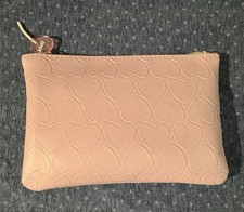 Makeup Bag Cute Pink Hearts Ipsy Brand New Gift Girls Women Travel Heart Storage