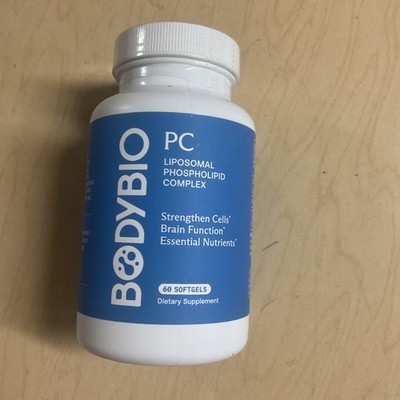 NEW BodyBio, PC, Liposomal Phospholipid Complex, 60 Softgels expires 9/2027