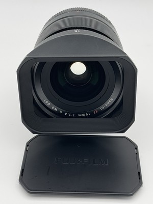 Fujifilm Fujinon XF 16mm F/1.4 R WR US market Lens, w/Fujifilm LH-XF16 Lens Hood