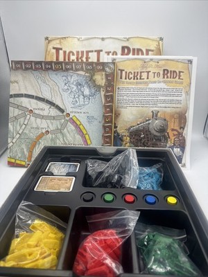 Days of Wonder Ticket To Ride by Alan R Moon Train Adventure Board Game Complete