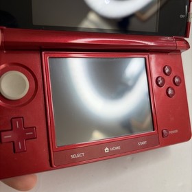 Nintendo 3DS Handheld Video Game Console Red CTR-001 (USA) W Charger US Model
