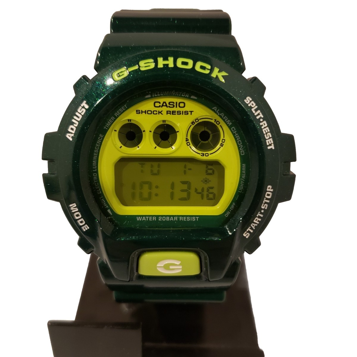 CASIO G SHOCK DW6900CC 3JF Crazy Colors Metallic Green New No Box