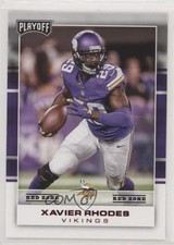 2017 Panini Playoff Red Zone Xavier Rhodes #53 1b8