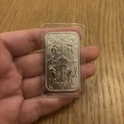 1 oz 9999 Silver King Charles III Royal Coat of Arms Bar Royal Mint
