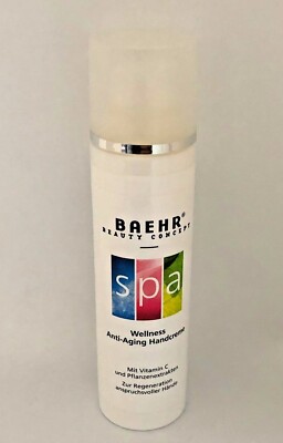 Baehr Beauty Concept Spa Wellness Anti Aging Handcreme, 75ml