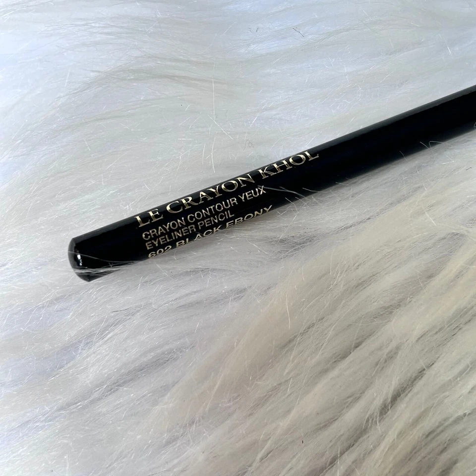 Nuevo lápiz delineador de ojos Lancome Le Crayon Khol Kohl ~ 602 ÉBANO NEGRO ~ tamaño completo 1,83 g Foto 3 de 4