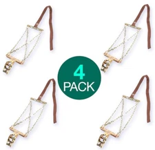 Universal Adjustable Snow Chains for Car/SUV/Pickup/Trucks/Car - Pack Of (4) New