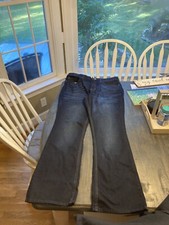 Riders By Lee Denim Jeans Womens Relaxed Straight indigo Wash Sz 16 NWT NEW