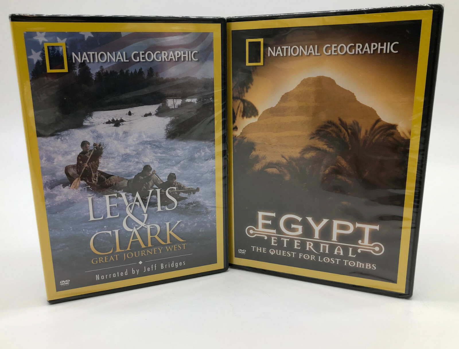 National Geographic DVDs Lewis & Clark Journey West & Egypt Eternal