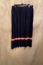 NWT Dip Blue Pleated Skirt Size XL