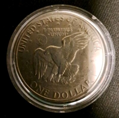 USA - One Dollar 1972 - Dwight D. Eisenhower - Apollo 11 - CU/NI 38mm 22,5g