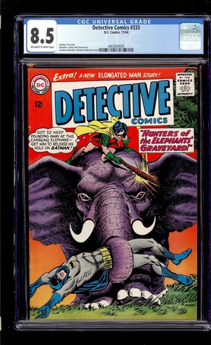 Detective Comics #333 1964 CGC 8.5 VF+ OW/W High Definition Scans**