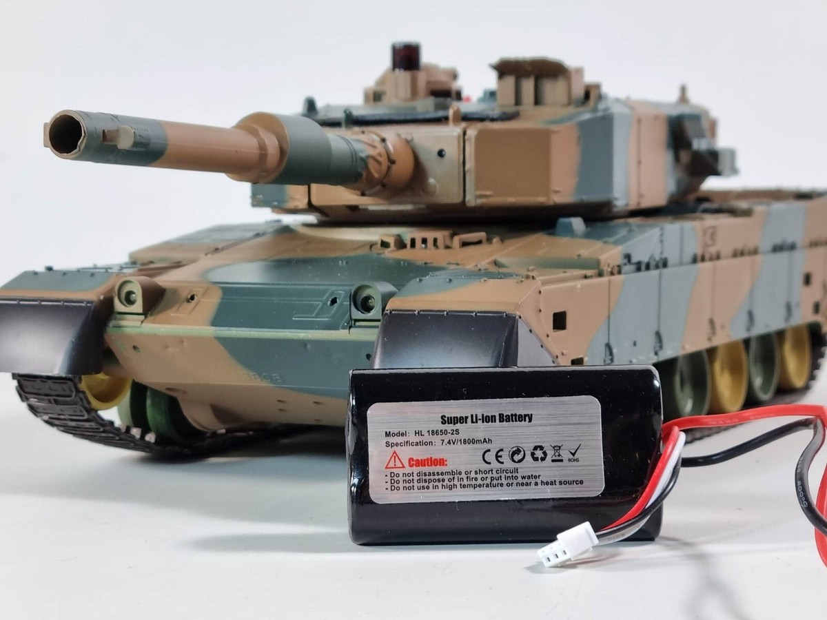 RC Heng Long BB Firing 2.4ghz 1/24 Infrared Type 90 Model Battle Tank Sound V5 E - Foto 12