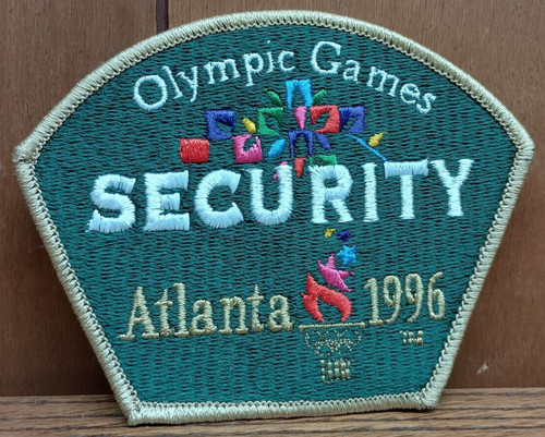 1996 Atlanta, Georgia Olympic Games Security Police Shoulder Patch GA