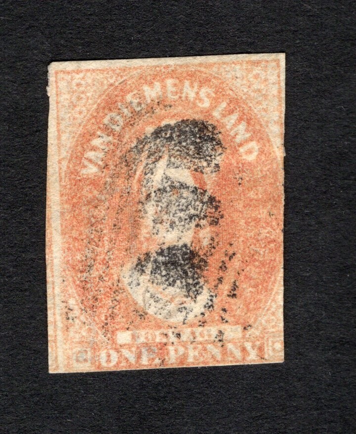Australia Tasmania  1863 stamp SG#27 START15%ONLY used CV=56$