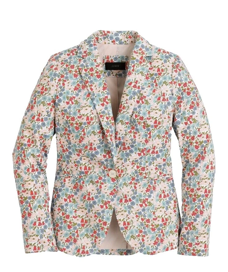 J.CREW Floral 100% Algodón trajes & Suit Separates para Mujeres