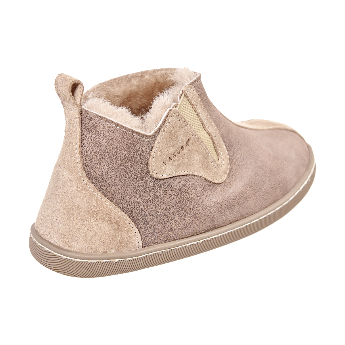 Chaussons Femme En Cuir Véritable Avec Laine D'Agneau - Taille 36-42 - Vanuba