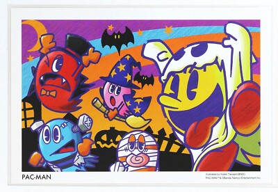 Asobi Store Postcard Game Pac-man Halloween ver Bandai Namco | eBay