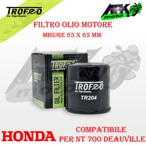 Filtro Olio Cyleto Per Honda NT700V Deauville 700 (2006-2012) - Compatibile Con HF204 E KN204