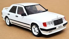 MCG 1/18 Mercedes Benz W124 Tuning White Diecast Model Car