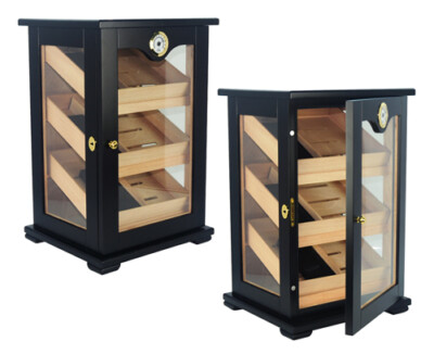 Quality 150+ CT Count Cigar Humidor Humidifier Wooden Case ...