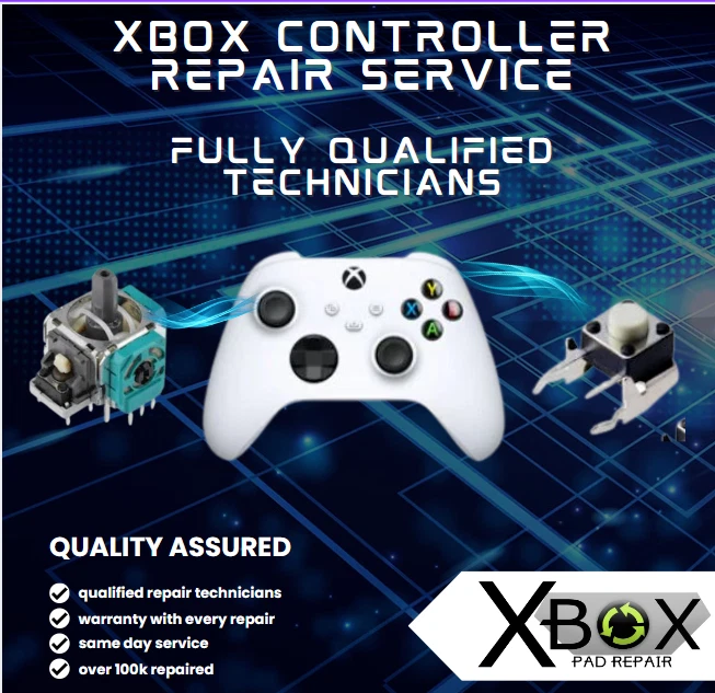 XBOX ONE CONTROLLER REPAIR SERVICE ALL WIRELESS MODELS INC ELITE V2 &  SERIES S/X