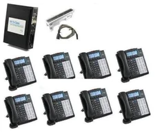 ESI S-CLASS PHONE SYSTEM W/ (8) 48 KEY H DFP PHONES VOICE MAIL CALLER ID