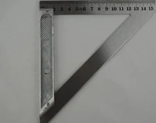 Utoolmart 150mm Triangle Square Ruler Right Angle Woodworking Drawing Tool